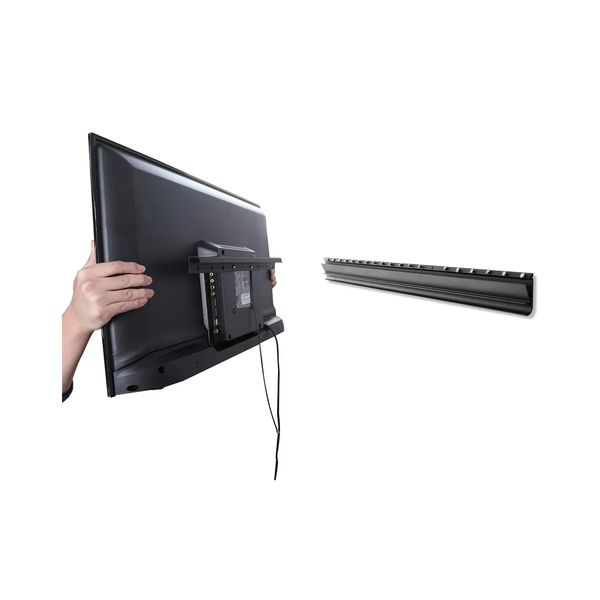 AENTGIU Studless TV Wall Mount, Heavy Duty Drywall TV Bracket Hanger for 26-55 inch Flat Screen TVs, No Stud, No Drill, No Anchors, Easy Install with All Hardware Included